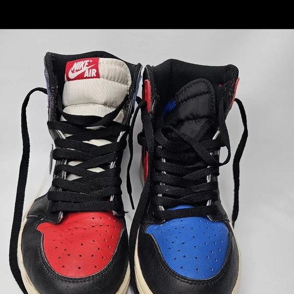 Nike Air Jordan 1 Retro High OG - Red and Blue Size 10.5 - Picture 8 of 8